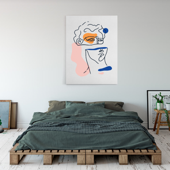 abstract David's head