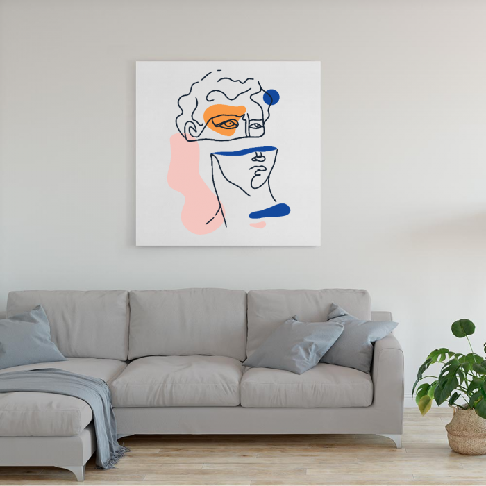 abstract David's head