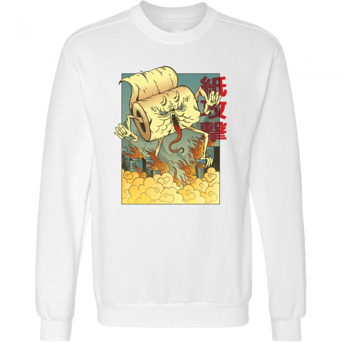 toilet paper monster