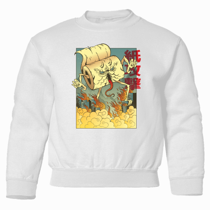 toilet paper monster