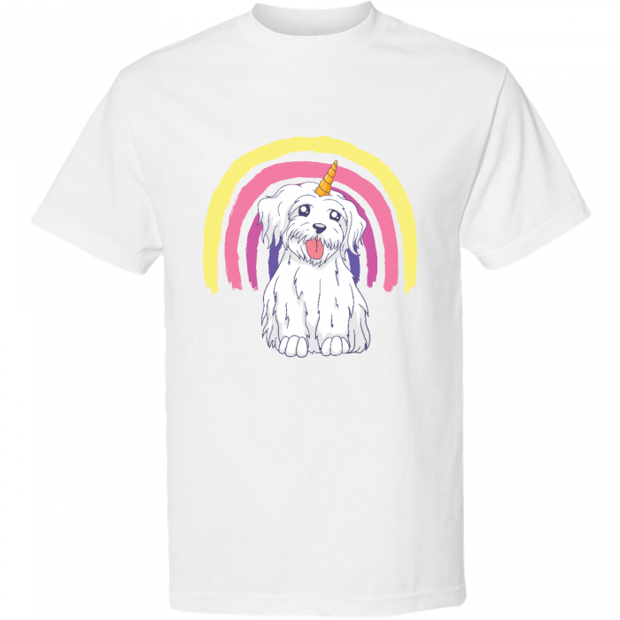 rainbow unicorn dog