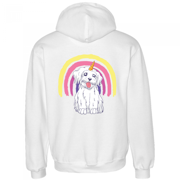 rainbow unicorn dog