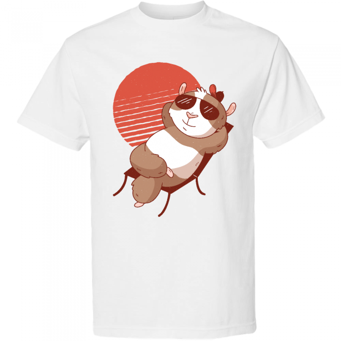 Guinea pig under the sun