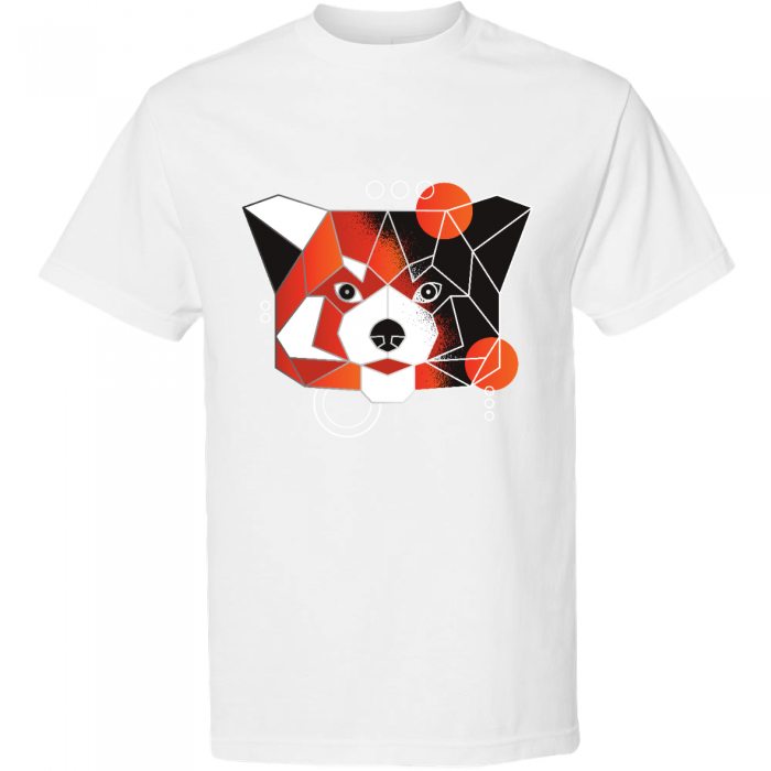 polygonal red panda