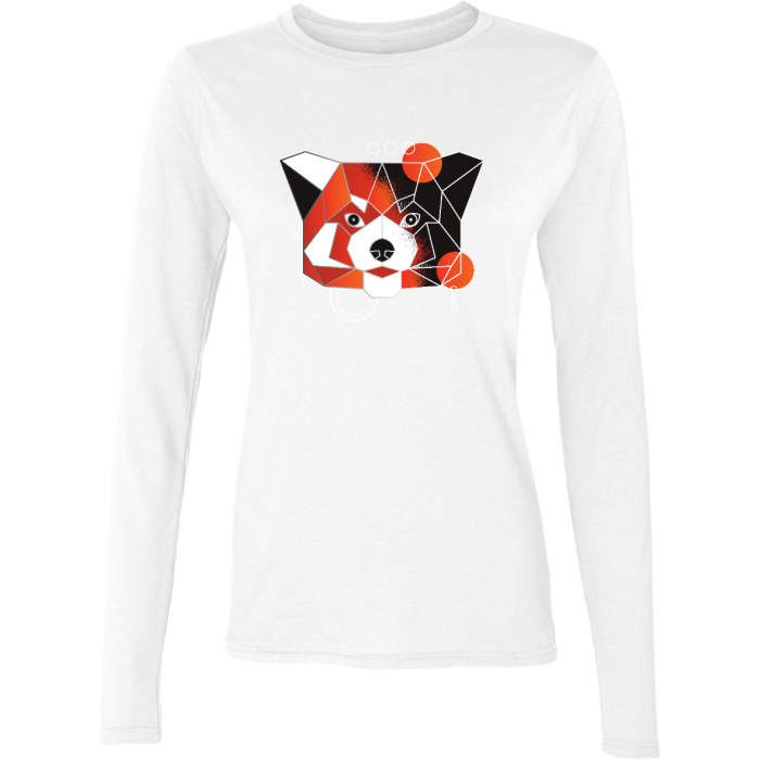 polygonal red panda