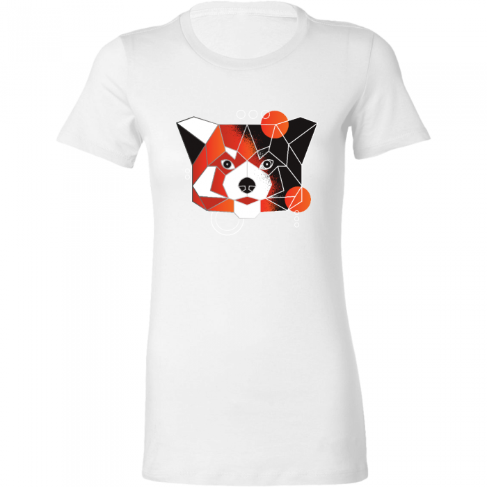 polygonal red panda