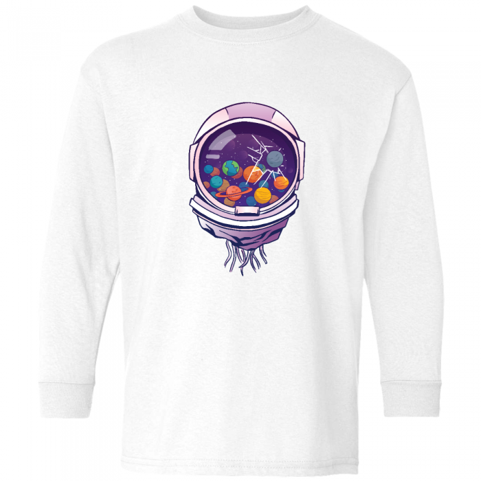 astronaut helmet planets