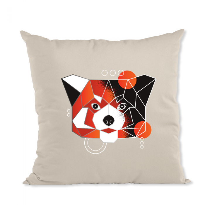 polygonal red panda