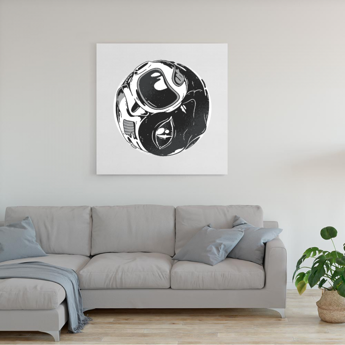 yin yang alien astronaut