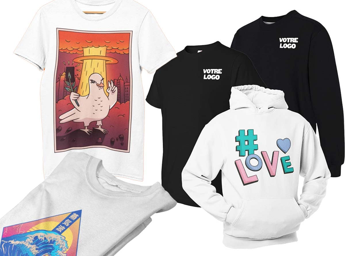 T-shirts imprimés PIXEL PIXEL